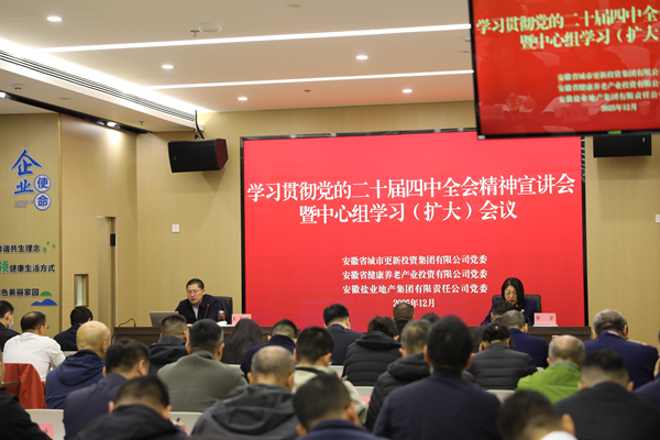 ebpay钱包集团等三家公司党委举办学习贯彻党的二十届四中全会精神宣讲报告会